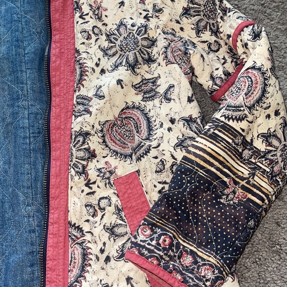 Free People Printed Reversible Coat - Picture 2 of 2